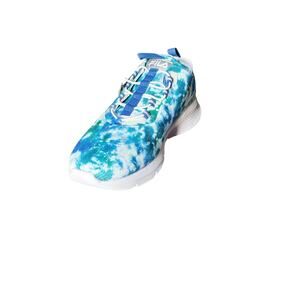 Fila Skyway 2.0 Tie Dye Blue Memory Foam Women’s Sneakers 9.5W Wide Athletic